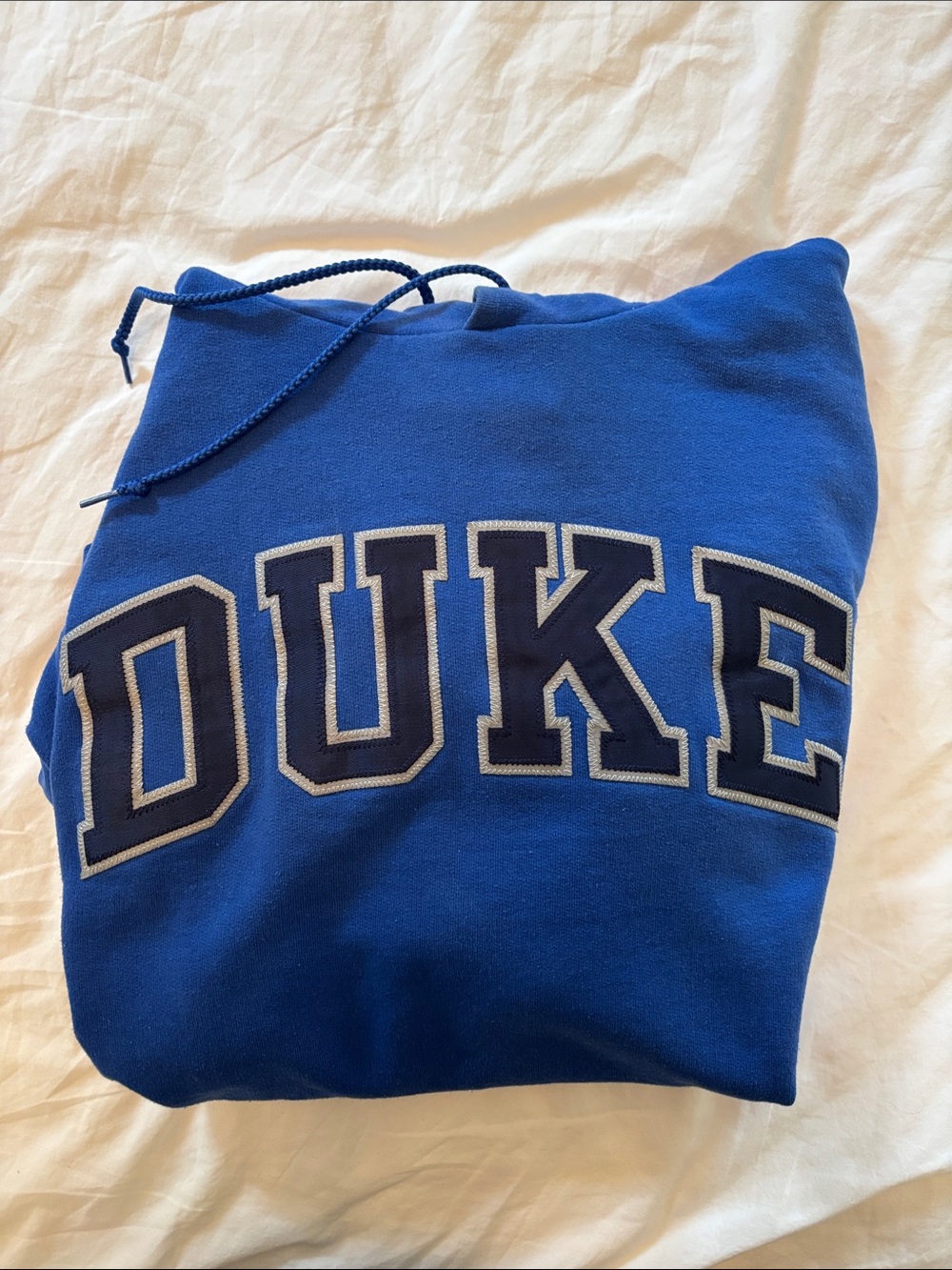 Duke University Blue Hoodie - Champion (M)